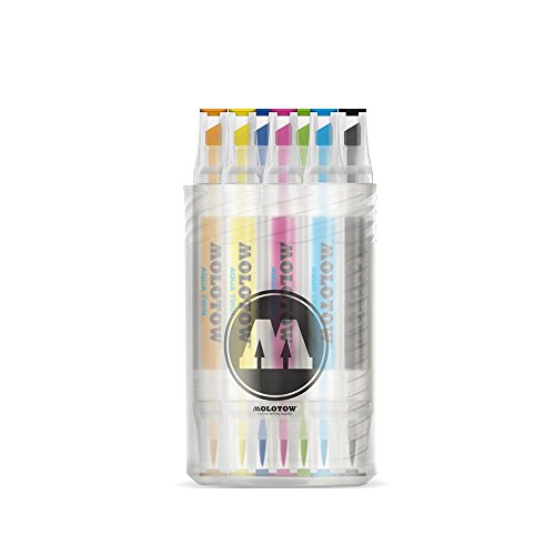 Molotow Aqua Twin Complete Set 12 Marker Kit Water Based Aquarell Set Box von Molotow