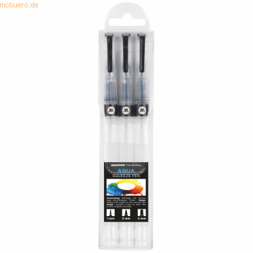 Molotow Leerstift Aqua Squeeze Pen Basic-Set 1 von Molotow