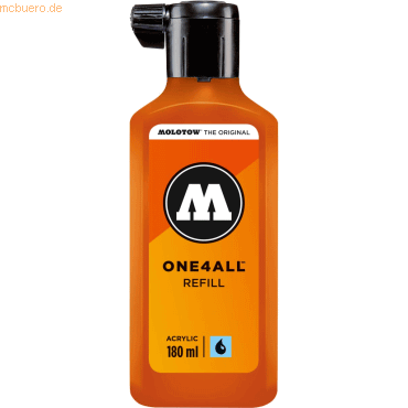 Molotow Nachfülltinte One4All für Permanentmarker 180ml dare orange von Molotow