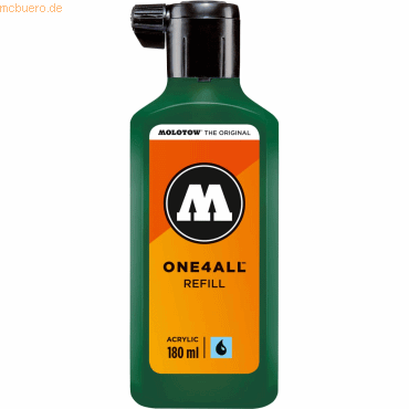 Molotow Nachfülltinte One4All für Permanentmarker 180ml mister green von Molotow