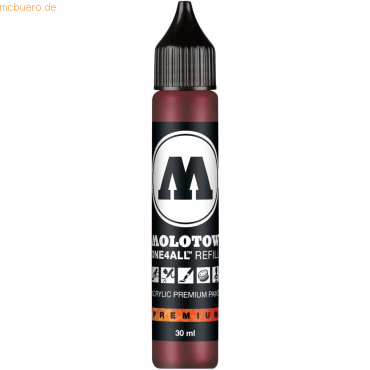 Molotow Nachfülltinte One4All für Permanentmarker 30ml burgundrot von Molotow