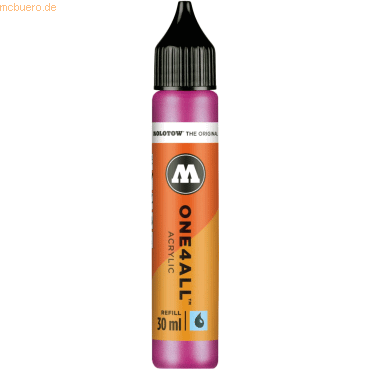 Molotow Nachfülltinte One4All für Permanentmarker 30ml metallic pink von Molotow