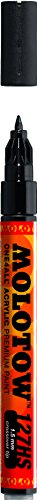 MOLOTOW ONE4ALL Acryl-Marker Signal, schwarz Paint Marker - 1.5mm Signalschwarz von Molotow