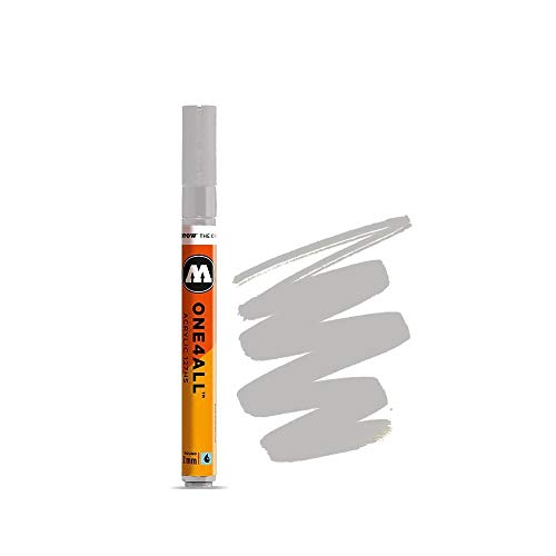 Molotow ONE4ALL Acrylfarben-Marker, 2 mm, grau-blaues Licht, je 1 Stück (127.243) von Molotow