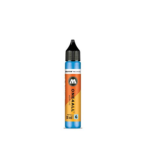 Molotow ONE4ALL Refill Acryl, Farbe 160 signal weiß 30 ml, Nachfülltinte für Permanentmarker von Molotow