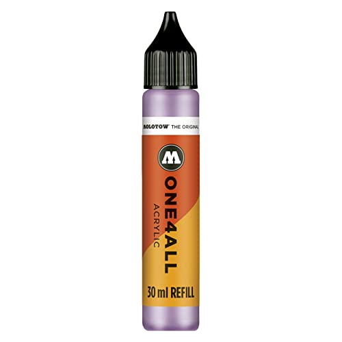 Molotow ONE4ALL Refill Acryl, Farbe 201 flieder pastell 30 ml, Nachfülltinte für Permanentmarker von Molotow