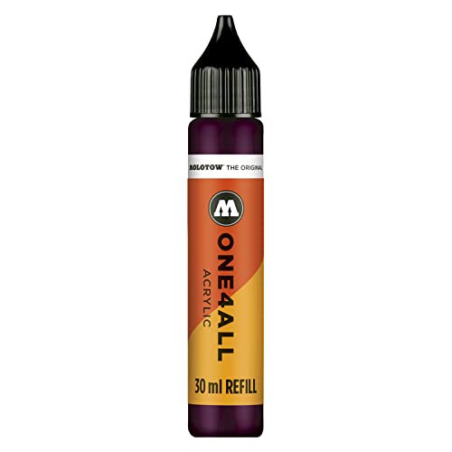 Molotow ONE4ALL Refill Acryl, Farbe 233 purpur violett 30 ml, Nachfülltinte für Permanentmarker von Molotow