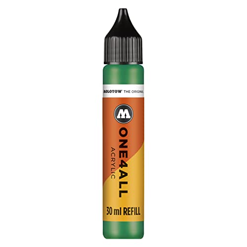 Molotow ONE4ALL Refill Acryl, Farbe 235 türkis 30 ml, Nachfülltinte für Permanentmarker von Molotow