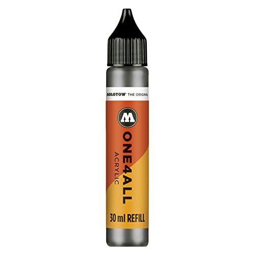 Molotow ONE4ALL Refill Acryl, Farbe 238 grau blau dunkel 30 ml, Nachfülltinte für Permanentmarker von Molotow