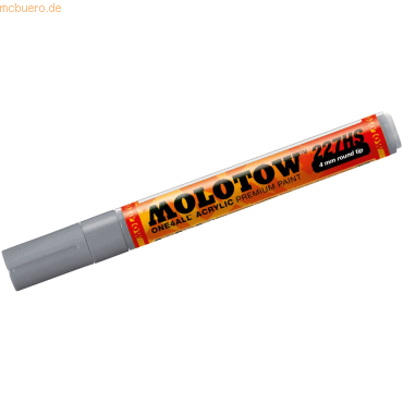 Molotow Permanentmarker One4All 227 HS nachfüllbar 4mm cool grey paste von Molotow