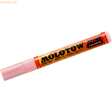 Molotow Permanentmarker One4All 227 HS nachfüllbar 4mm haut pastell von Molotow