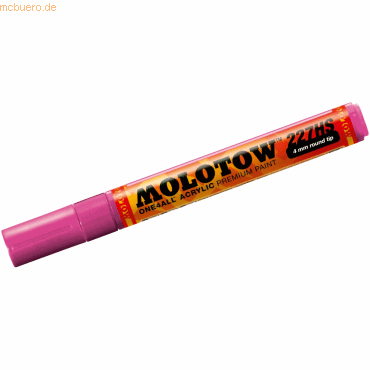 Molotow Permanentmarker One4All 227 HS nachfüllbar 4mm magenta von Molotow