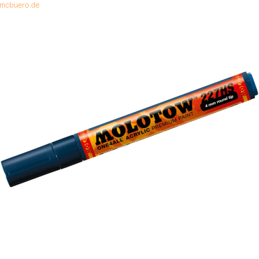 Molotow Permanentmarker One4All 227 HS nachfüllbar 4mm petrol von Molotow