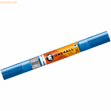 Molotow Permanentmarker One4All Acrylic Twin nachfüllbar 1,5 und 4mm m von Molotow