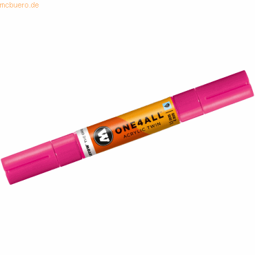 Molotow Permanentmarker One4All Acrylic Twin nachfüllbar 1,5 und 4mm n von Molotow