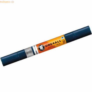 Molotow Permanentmarker One4All Acrylic Twin nachfüllbar 1,5 und 4mm p von Molotow