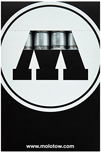 Molotow Pump Marker Chalk (nachfüllbar, 4 mm) 6 Stück metallic silber von Molotow