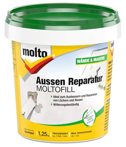 MOLTO REPARATUR MOLTOFILL AUSSEN 1,25KG von Molto