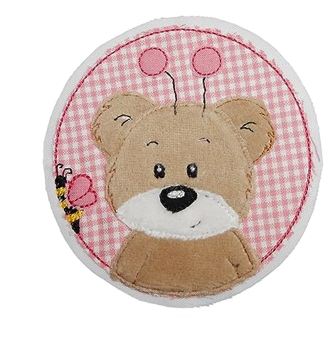 Aufnäher * Patch * Applikation * gestickt * Teddybär * ca. 10,5 cm * PA-ws_0029S von Momelie