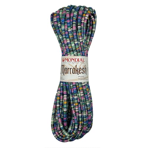 Mondial Marrakesh Garn 300 g Knäuel 22 m (841 blau/pink) von Mondial