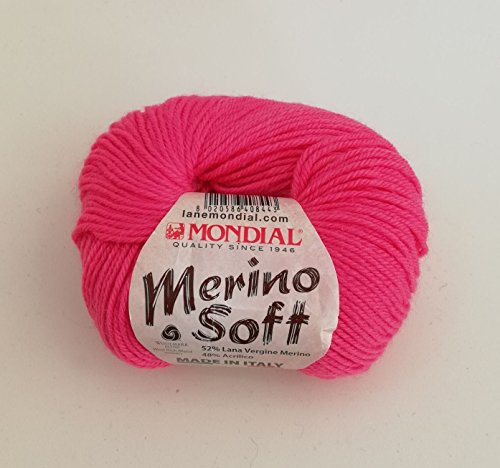 Mondial Wolle "Merino Soft" (162 Camelia) von Mondial