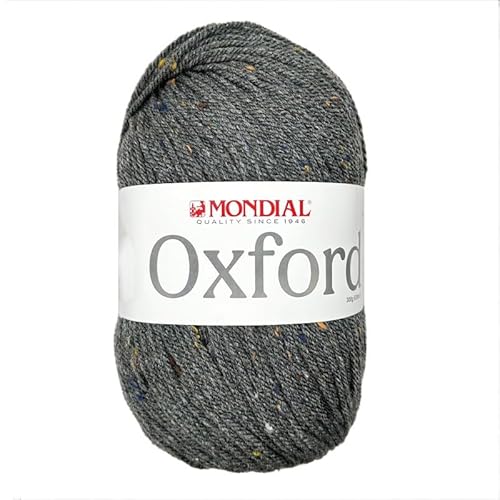 Wolle Mondial Oxford, 594 Grau von Mondial