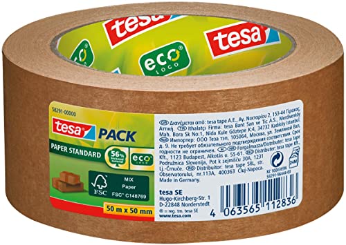 Monkey Ladder Klebeband Eco Kraftpapier, 50 x 50 mm, zum Verpacken von Monkey Ladder