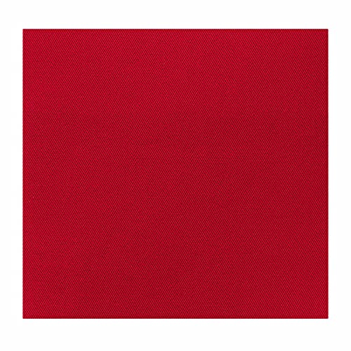 Bügelflicken Köper rot - Aufnäher, Bügelbild, Aufbügler, Applikationen, Patches, Flicken, zum aufbügeln, Größe: 10,0 x 20,0 cm von Mono-Quick