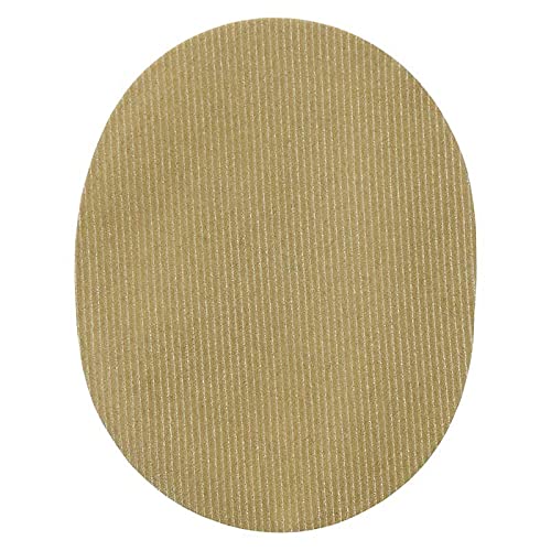 Mono Quick 10370 2er Kordflicken, Applikation, Bügelbild Patch Kord Flicken Oval (10367 - helles beige) von Mono Quick