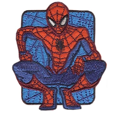 Mono Quick 1808x Spider-Man Bügelbild, Patch, Aufnäher, Marvel Spiderman (18085 - Hocke) von Mono Quick