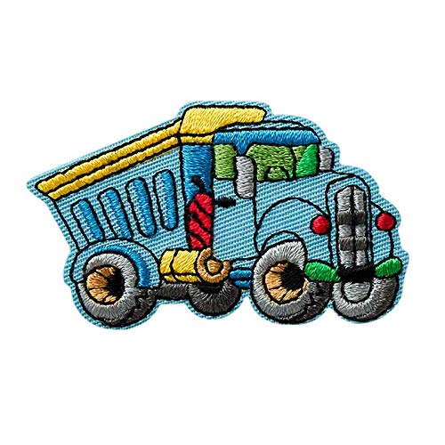 Mono-Quick Bügelbild Aufnäher Patch Applikation zum Aufbügeln Truck LKW 5,5 x 3,5 cm von Monoquick