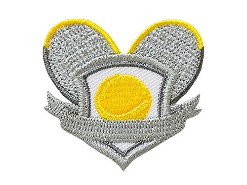 Mono-Quick Bügelbild Aufnäher Patch Applikation zum Aufbügeln Wappen Sport Tennis 4,0 x 4,0 cm von Mono-Quick