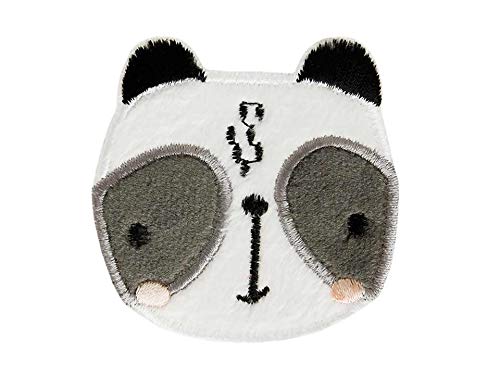 Mono-Quick Bügelbild Aufnäher Patch Applikation zum Aufbügeln Zoo Tiere Panda 5,5 cm von Monoquick