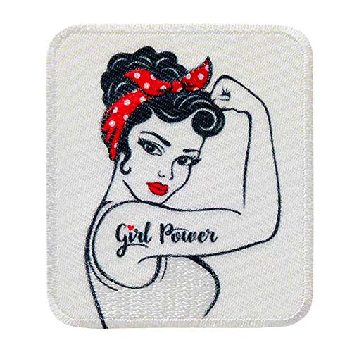 Mono Quick Girl Power/Frauen Power - Aufnäher Aufbügler Applikation Iron-On Patch von Mono Quick