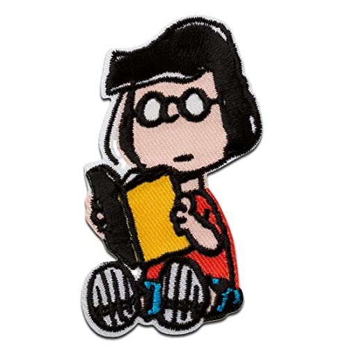 Mono Quick Peanuts Marcie - Aufnäher, Bügelbild, Aufbügler, Applikationen, Patches, Flicken, zum aufbügeln, Größe: 7,5 x 4,6 cm von Mono Quick