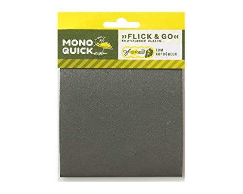 Mono-Quick Reflex Stoff, Polyester, Silber, 10x20 cm von Mono-Quick
