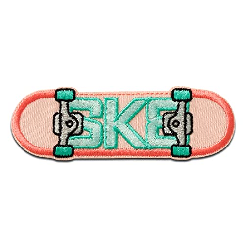 Mono Quick Skateboard - Aufnäher, Bügelbild, Aufbügler, Applikationen, Patches, Flicken, zum aufbügeln, Größe: 3 x 9,3 cm von Mono Quick