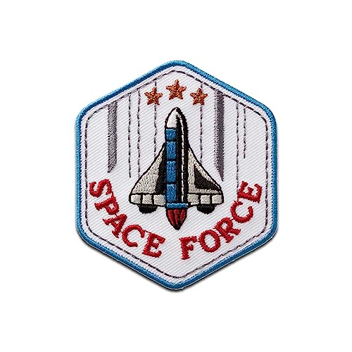 Mono-Quick Space Force - Aufnäher, Bügelbild, Aufbügler, Applikationen, Patches, Flicken, zum aufbügeln, Größe: 5,5 x 4,9 cm von Mono-Quick