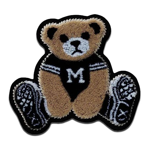 Mono-Quick Teddy M flauschig - Aufnäher, Bügelbild, Aufbügler, Applikationen, Patches, Flicken, zum aufbügeln, Größe: 6,7 x 7,8 cm von Mono-Quick