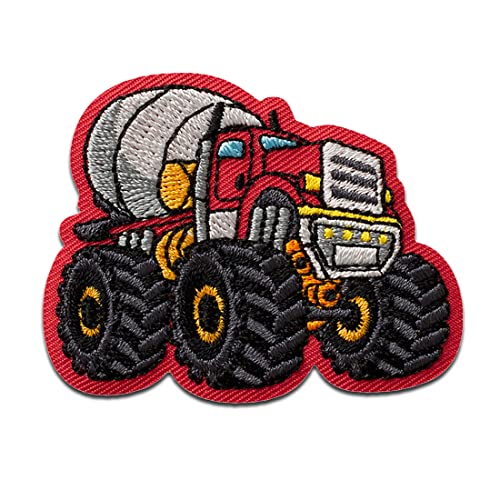 Mono Quick Truck Betonwagen Rot - Aufnäher, Bügelbild, Aufbügler, Applikationen, Patches, Flicken, zum aufbügeln, Größe: 4,3 x 5,5 cm Mono Quick Truck Betonwagen Rot - Aufnäher, Bügelbild, Aufbügler, Applikationen, Patches, Flicken, zum aufbügeln, Größe: 4,3 x 5,5 cm von Mono Quick