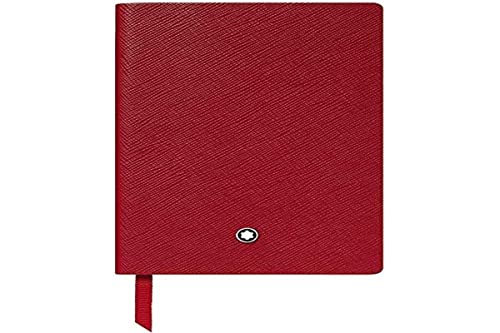 Montblanc Notizbuch #148 Fine Stationery, Ledereinband Rot, linierte Seiten, 14x9cm, 118039 von Montblanc