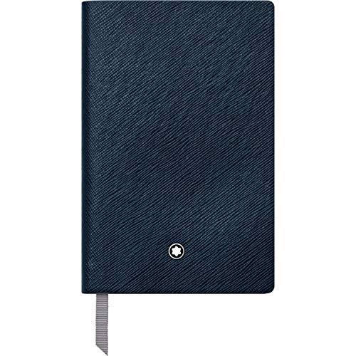 Montblanc Notizbuch Fine Stationery, Ledereinband Indigo, linierte Seiten, 14x9cm, 118037 von Montblanc