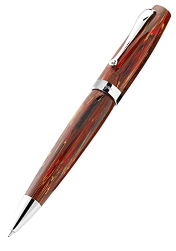 Montegrappa Kugelschreiber MIA Flaming Heart | Schreibstift aus Harz mit Beschläge aus Edelstahl | Stilvolle Geschenkbox von Montegrappa