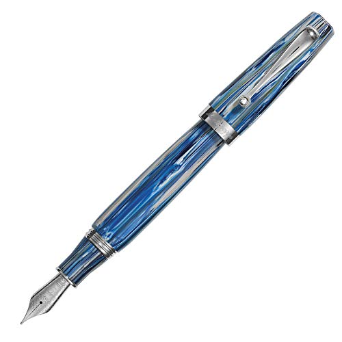 Montegrappa Mia Adriatic Sea Füllfederhalter aus Harz und Edelstahl in der Farbe Blau-Silber, Federstärke: EF, Länge: 14cm, ISMIA1I2 von Montegrappa