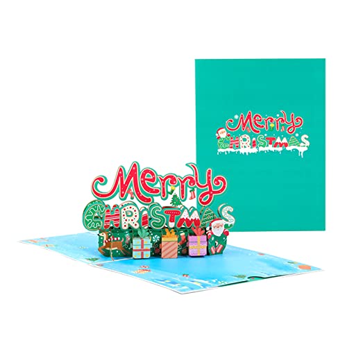 Dreidimensionale Grußkarte, blanko, Einladung, handgefertigte Karte, Geburtstag, Weihnachten, Neujahr, Dekoration von Montesy