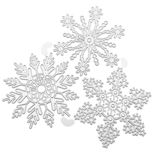 Schneeflocken-Stanzformen für Weihnachtskarten, Scrapbooking, Alben, Papier von Montesy