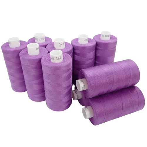 Moon Thread M009210 Amethyst gesponnenes Polyester-Nähgarn, 1000 m von Moon Thread