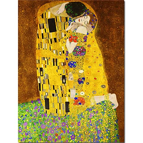 Diamond Painting groß Voll Abstrakt Gustav Klimt 5D Diamant Painting Bilder Erwachsene, Diamant Painting Bilder Kinder,Daiments Painting Set,Anfänger Diamantmalerei, DIY Daiments Painting 30x40cm von Moonlee