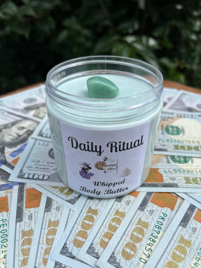 Geld Zeichnung Körperbutter | Die Tägliche Ritual-Körperbutter Jage Mich Geld, Erfolg, & Wohlstand von MoonlightVibes4YouTM