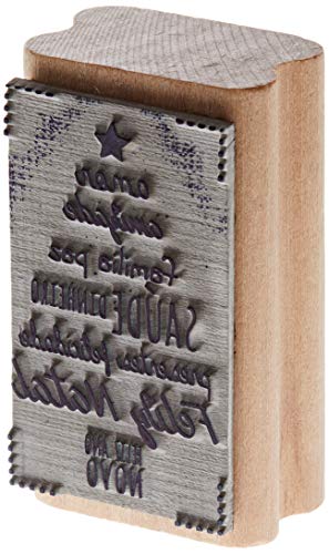 Mopec NW333.7 Stempel für Liebe, Freundschaft, 3 x 5,5 cm, Holz, mehrfarbig, Einheitsgröße von Mopec